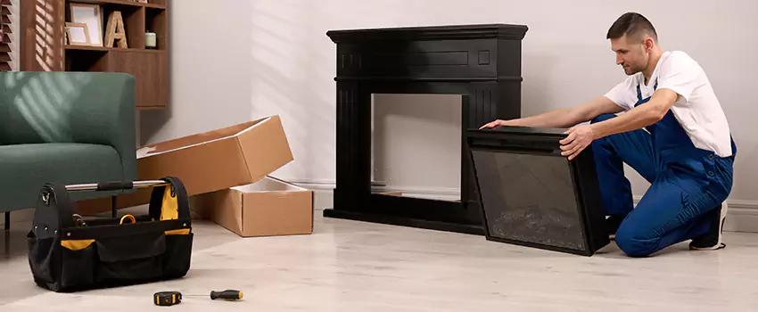 Old Rusted Metal Fireplace Repair And Replacement in Littleton, CO