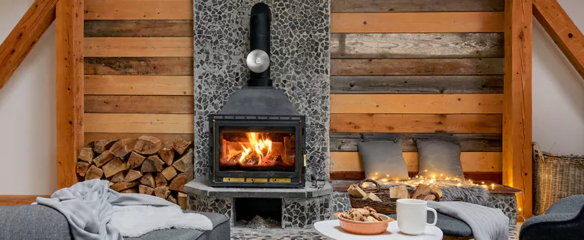 Thelin Hearth Products Direct Vent Gas Stove Fireplace Inspection in Littleton, Colorado